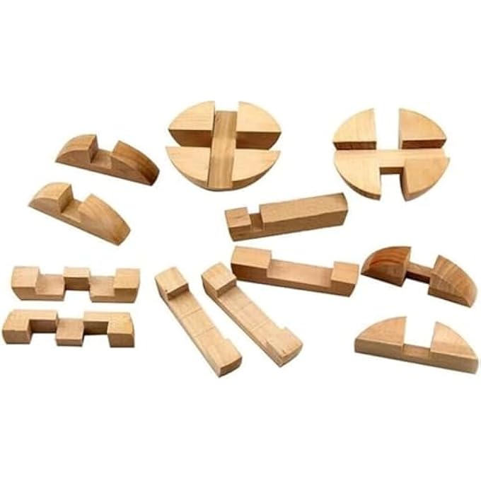 BALL LOCK 3D MAGIC PUZZLE LUXURY WOODEN BRAIN PUZZLE UNIQUE DESIGN BRAIN TEASER KIDS ADULT INTELLECTUAL TOY GIFT KONGMING LOCK WOOD BLOCK CUBE JIGSAW PUZZLE, YLY2022-YQS, STYLE8 - Image 4